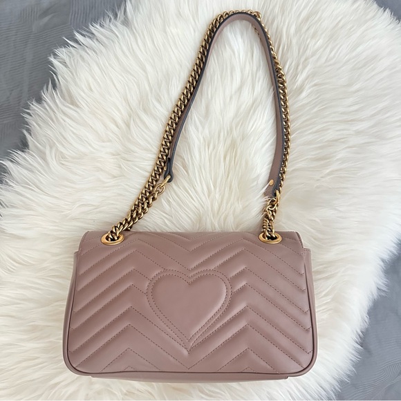 Gucci Marmont matelassé shoulder bag in Porcelain Rose 🌸 - Picture 2 of 16